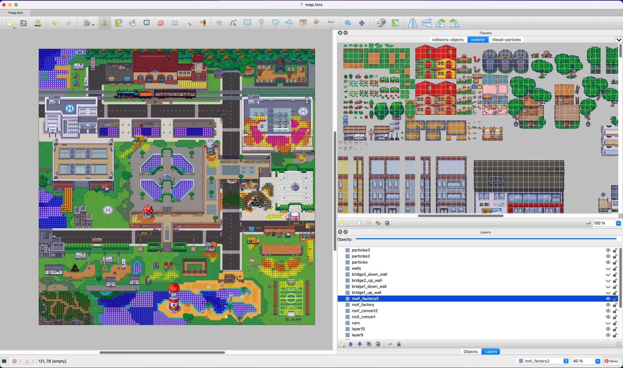 Tiled editor - portfolio map